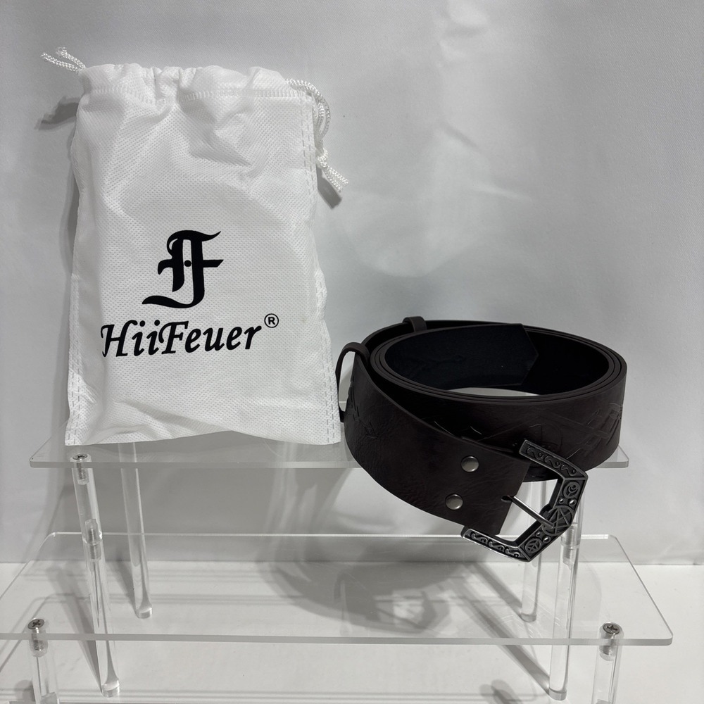 HiiFeuer fashion/Cosplay belt Embossed Design New in package 57" Long